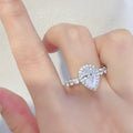 2 Carat Moissanite 925 Sterling Silver Ring