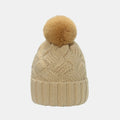Roll Rim Cable-Knit Hat