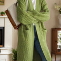 Open Front Long Sleeve Cardigan