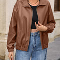 Ivy Lane Zip Up Dropped Shoulder Jacket