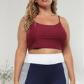 Plus Size Ribbed Spaghetti StrapTop