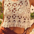 Cutout Round Neck Tank