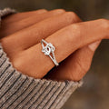 925 Sterling Silver Knotted Ring