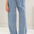 HYFVE Stitched Design Drawstring Sweatpants