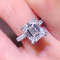 5 Carat Moissanite 925 Sterling Silver Ring
