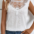 Lace Eyelet Sleeveless Top