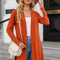 Open Front Long Sleeve Cardigan