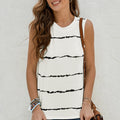 Striped Round Neck Tank