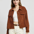 Button Up Long Sleeve Jacket
