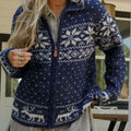 Zip Up Long Sleeve Cardigan