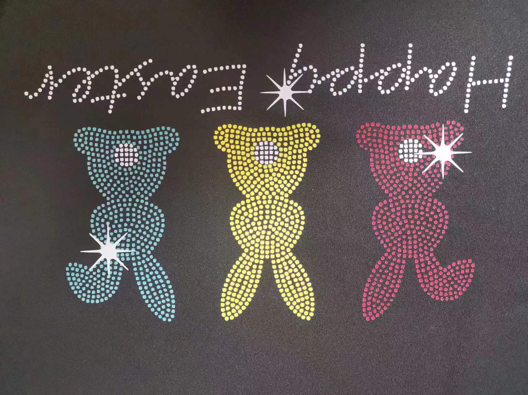 HAPPY EASTER Graphic Round Neck T-Shirt