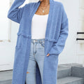 Angel Wings Open Front Pocketed Cardigan