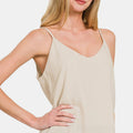 Zenana Two Layered Spaghetti Strap Cami