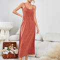 Scoop Neck Spaghetti Strap Night Dress