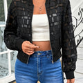 Zip Up Baseball Collar Outerwear