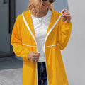 Ivy Lane Zip Up Long Sleeve Hooded Watertight Jacket