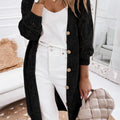 V-Neck Long Sleeve Cardigan