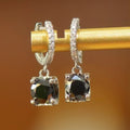 2 Carat Moissanite 925 Sterling Silver Drop Earrings