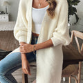 Open Front Long Sleeve Cardigan