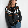 Ghost Button Up Long Sleeve Cardigan