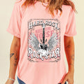 Graphic Round Neck Short Sleeve T-Shirt