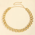 1" Width Acrylic Curb Chain Belt