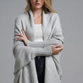 Open Front Batwing Sleeve Cardigan
