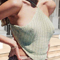 Tie Back Sleeveless Tank Top