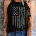 Graphic Grecian Neck Tank