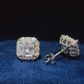 2 Carat Moissanite 925 Sterling Silver Stud Earrings