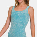 Zenana Ribbed Scoop Neck Tank