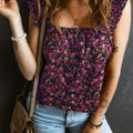 Printed Square Neck Tank