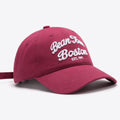 Embroidered Graphic Adjustable Baseball Cap