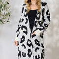 BiBi Leopard Open Front Cardigan