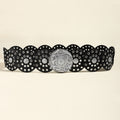 Vintage PU Leather Wide Belt