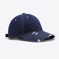 Distressed Adjustable Baseball Cap