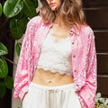 POL Button Down Long Sleeve Paisley Print Shirt