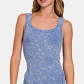 Zenana Ribbed Scoop Neck Tank