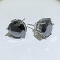 4 Carat  Moissanite 925 Sterling Silver Stud Earrings