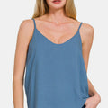 Zenana Two Layered Spaghetti Strap Cami