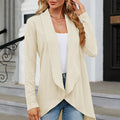 Open Front Long Sleeve Cardigan