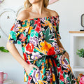 Cotton Bleu by Nu Label Floral Off-Shoulder Top