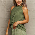 Perfee Mock Neck Tank Top