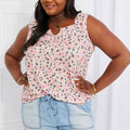 Heimish Full Size Printed Sleeveless Top