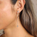 Adored Moissanite Chain Earrings