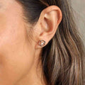 Adored Moissanite Flower 925 Sterling Silver Earrings