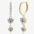 Adored Be The One Moissanite Drop Earrings