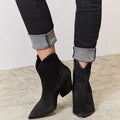 East Lion Corp Rhinestone Ankle Cowboy Boots