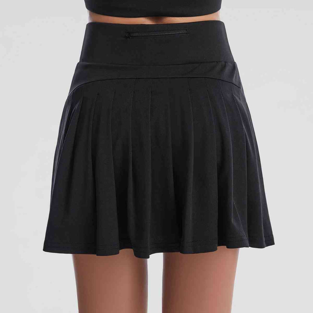 Wide Waistband Sports Skort