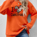 CHRISTMAS Graphic Round Neck Sweatshirt
